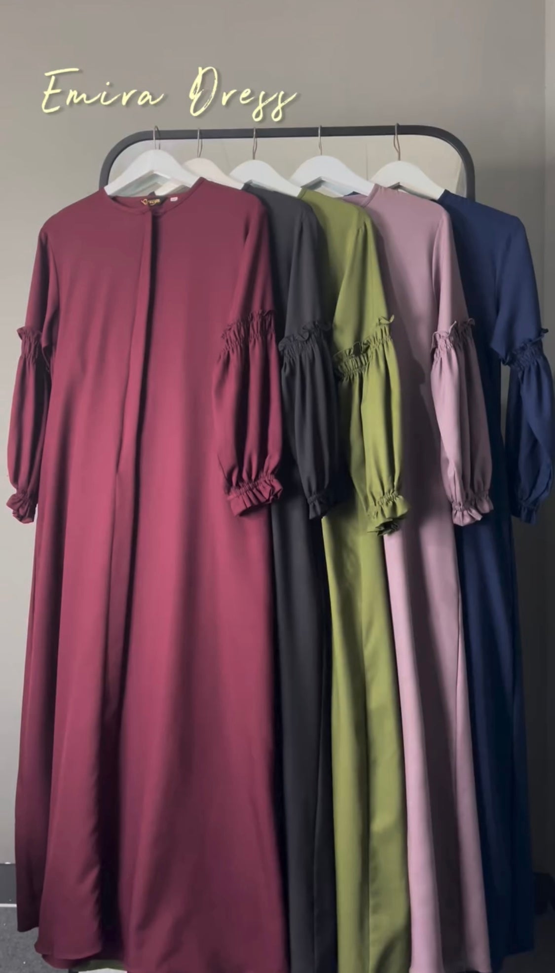 Emira - Puffed Sleeve Abaya