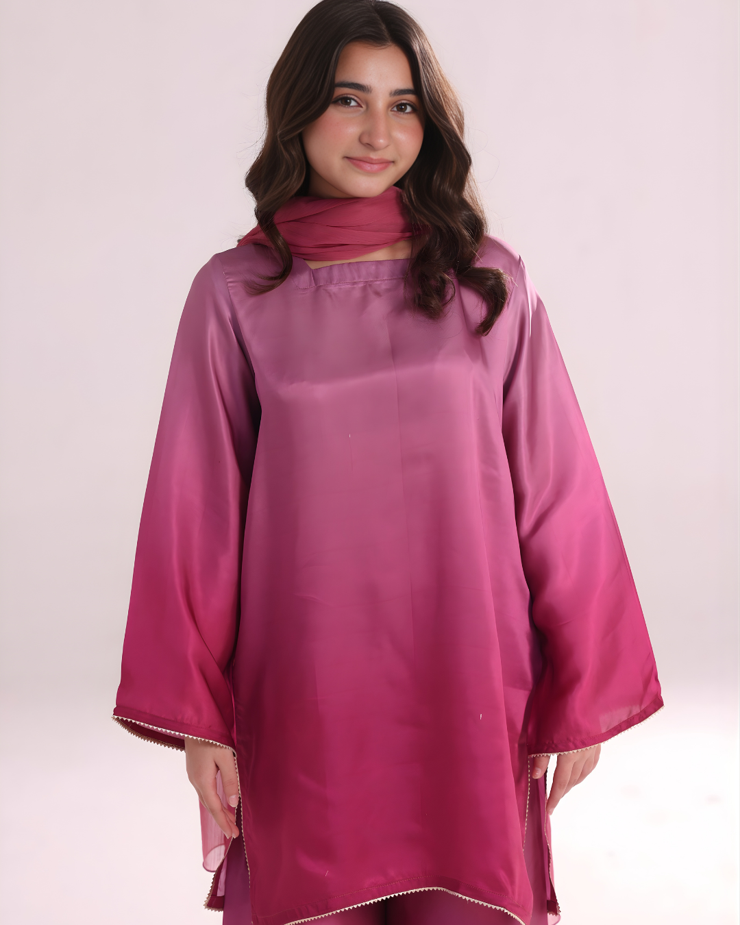 Ombre Co ord Set- Pink
