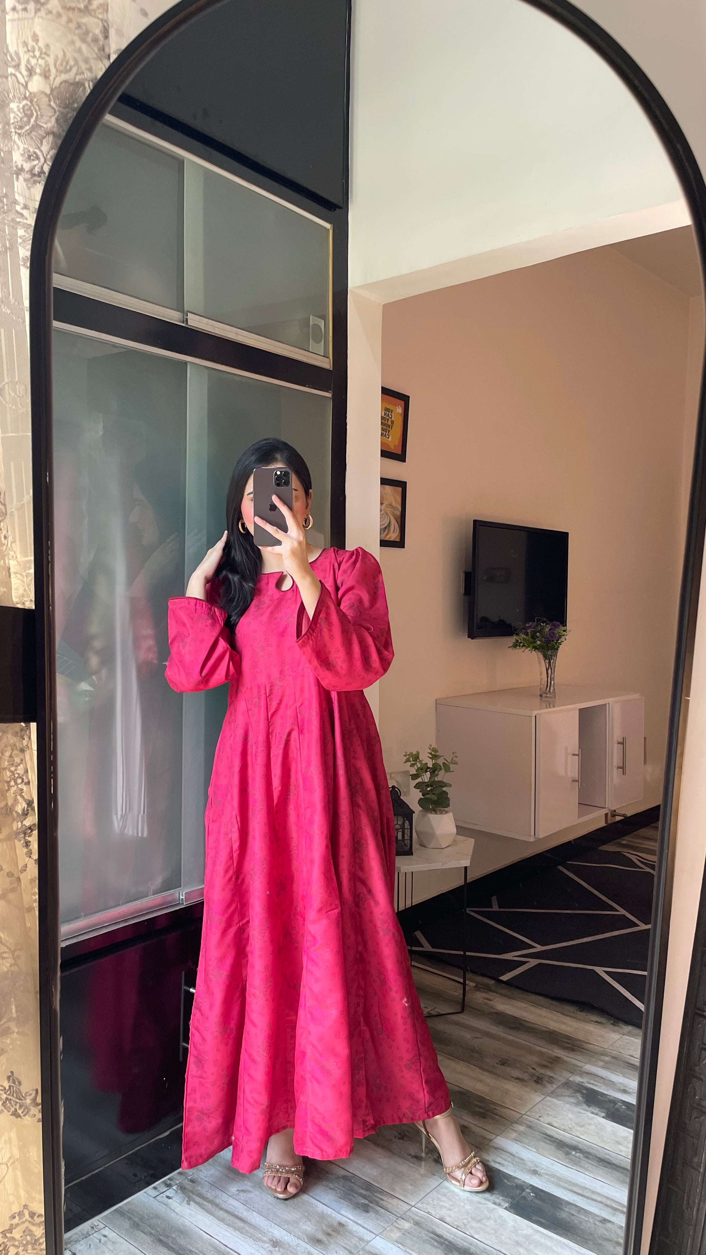 Camellia - Long A-line Dress
