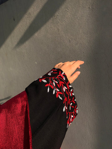 ORCHID - Embroidered Abaya