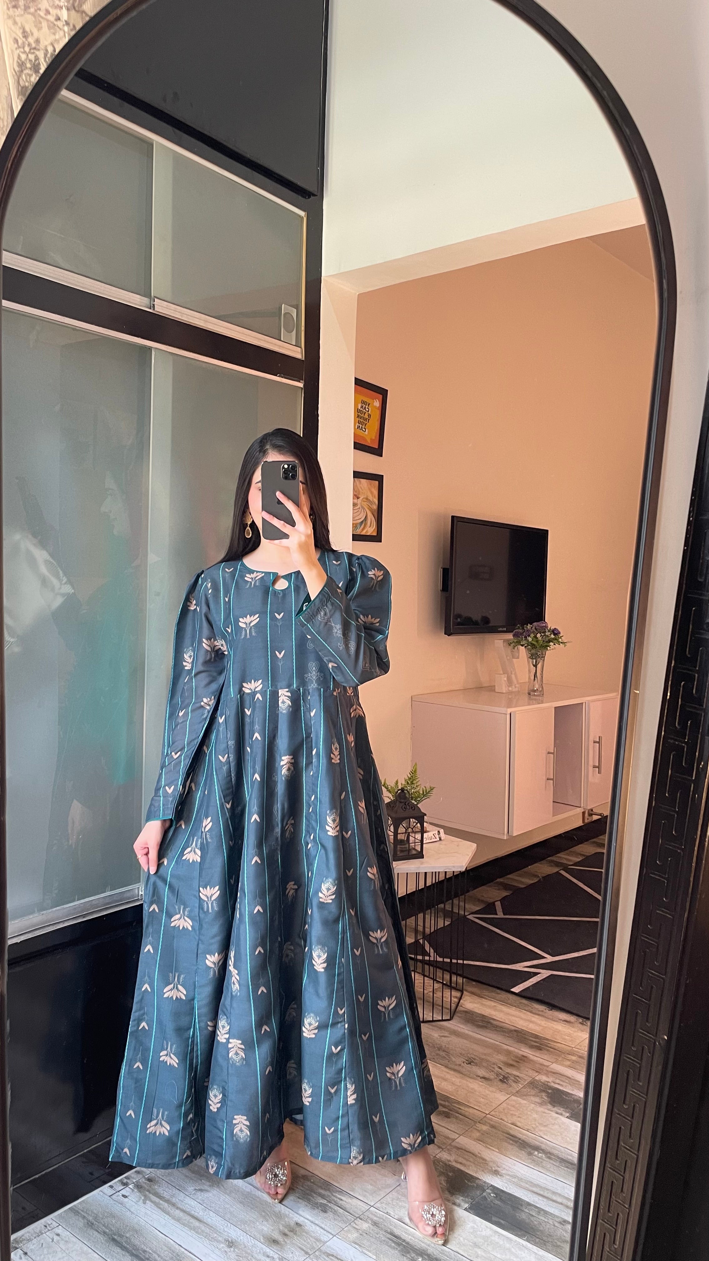 Serene - Long A-line Dress