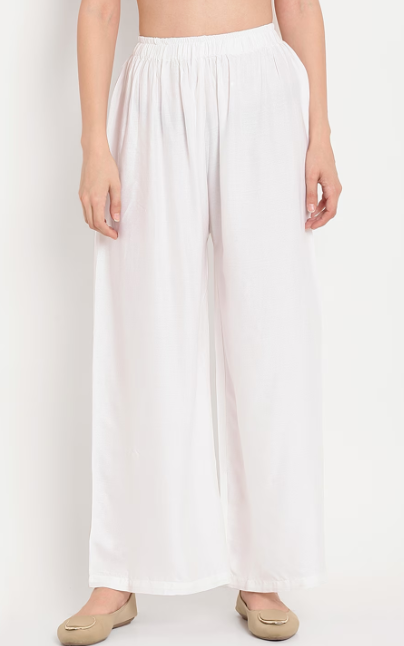 Plazzo Trousers For Women In Cotton