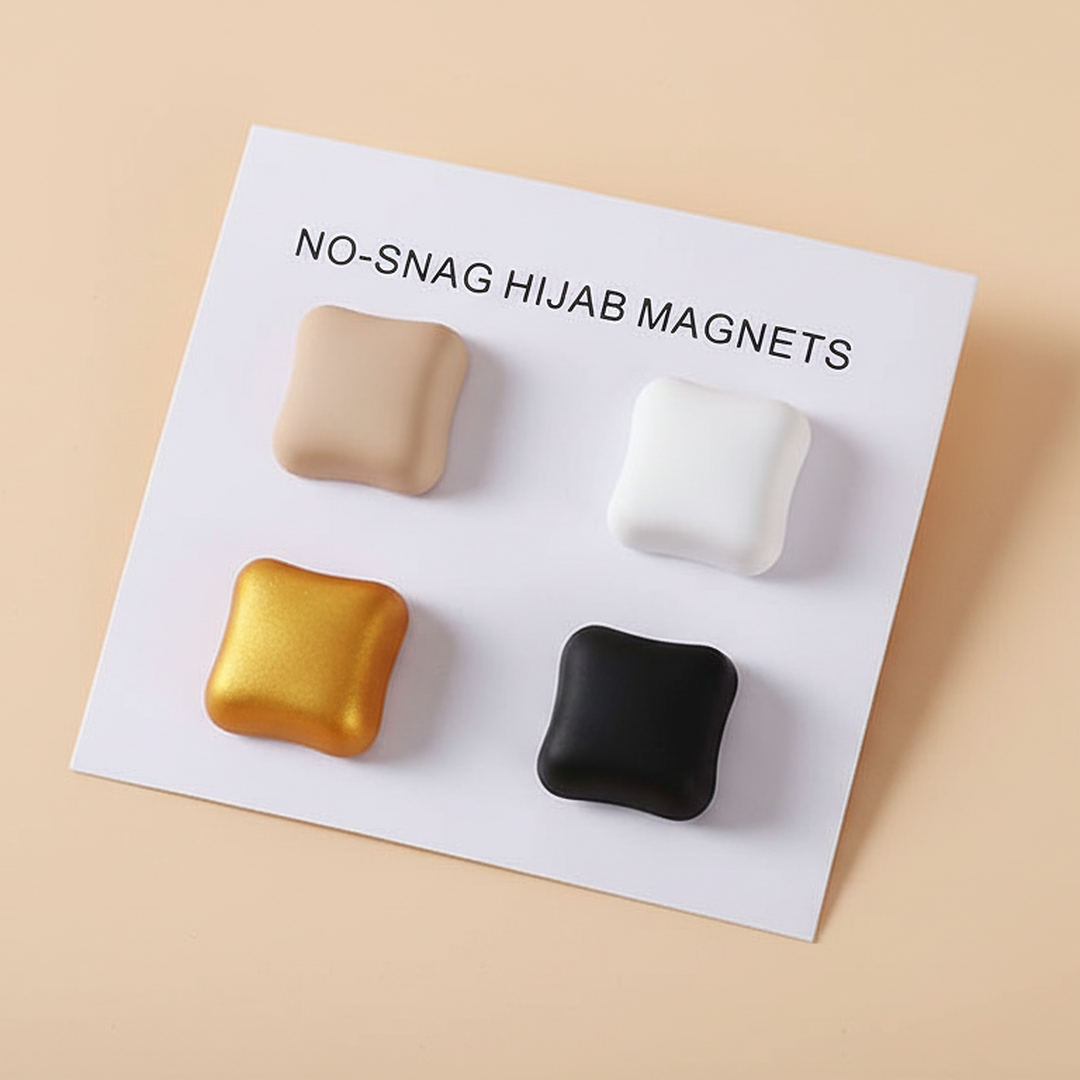 Premium Hijab Magnets - Pack of 4 Pairs