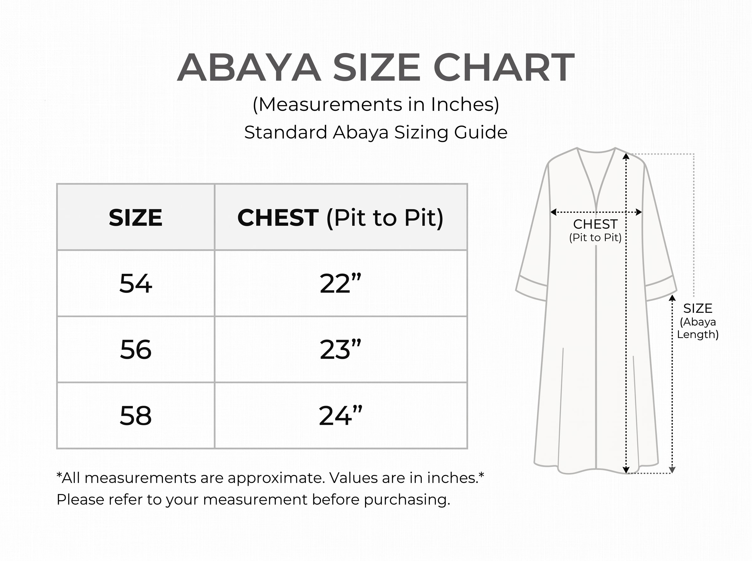 Bow-Knot Abaya - Vine
