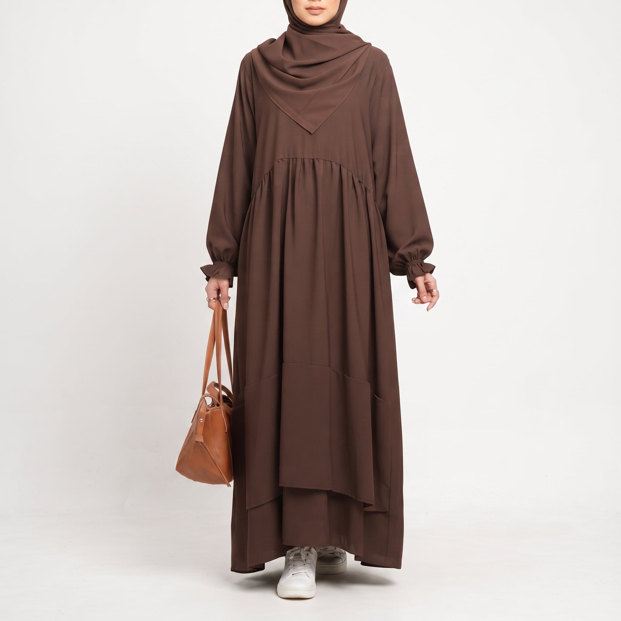 Flow Abaya- Brown
