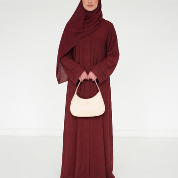 Noir- Elegant Abaya- MAROON