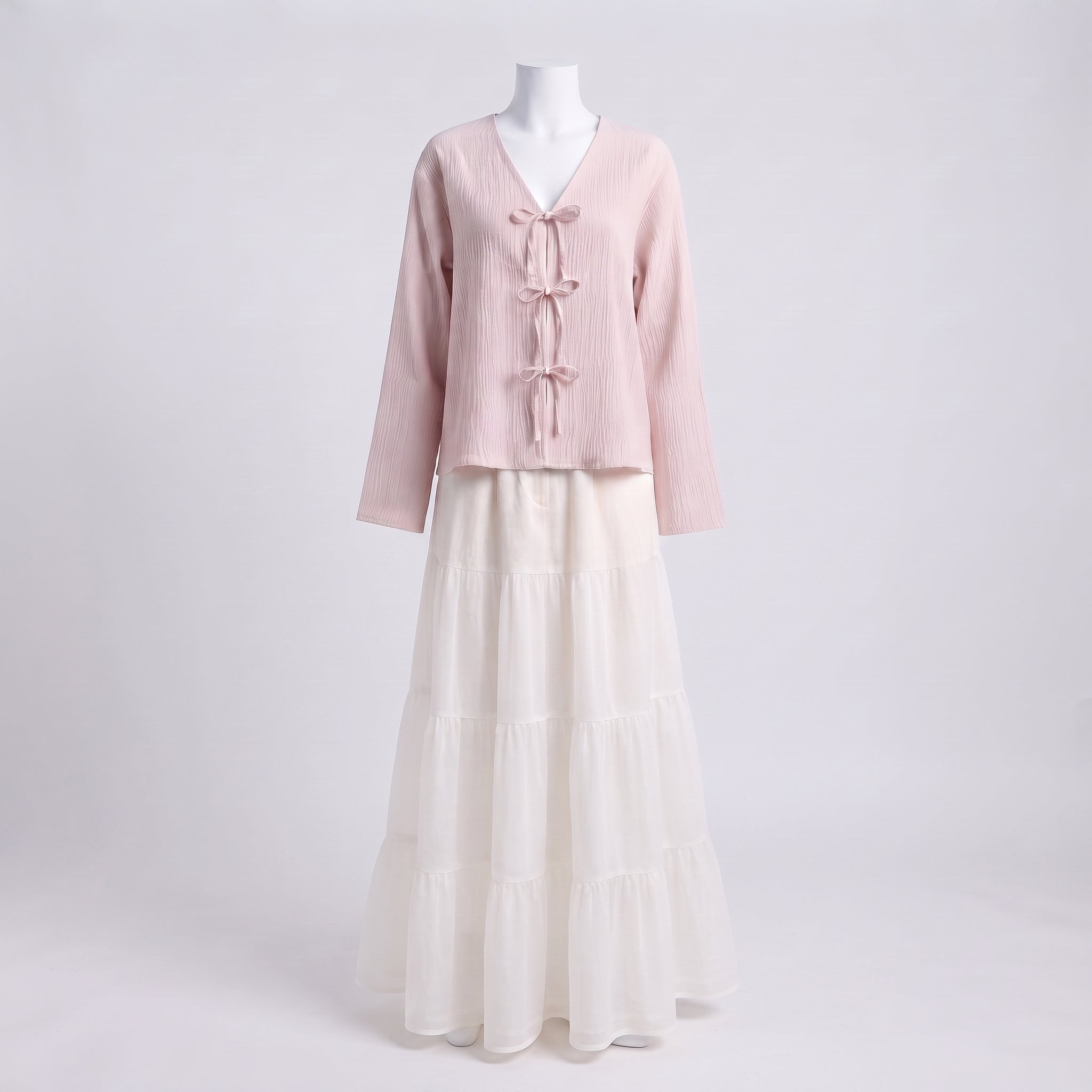 Nova Skirt Set - Nude Pink