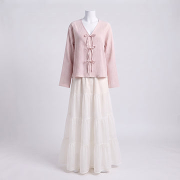 Nova Skirt Set - Nude Pink