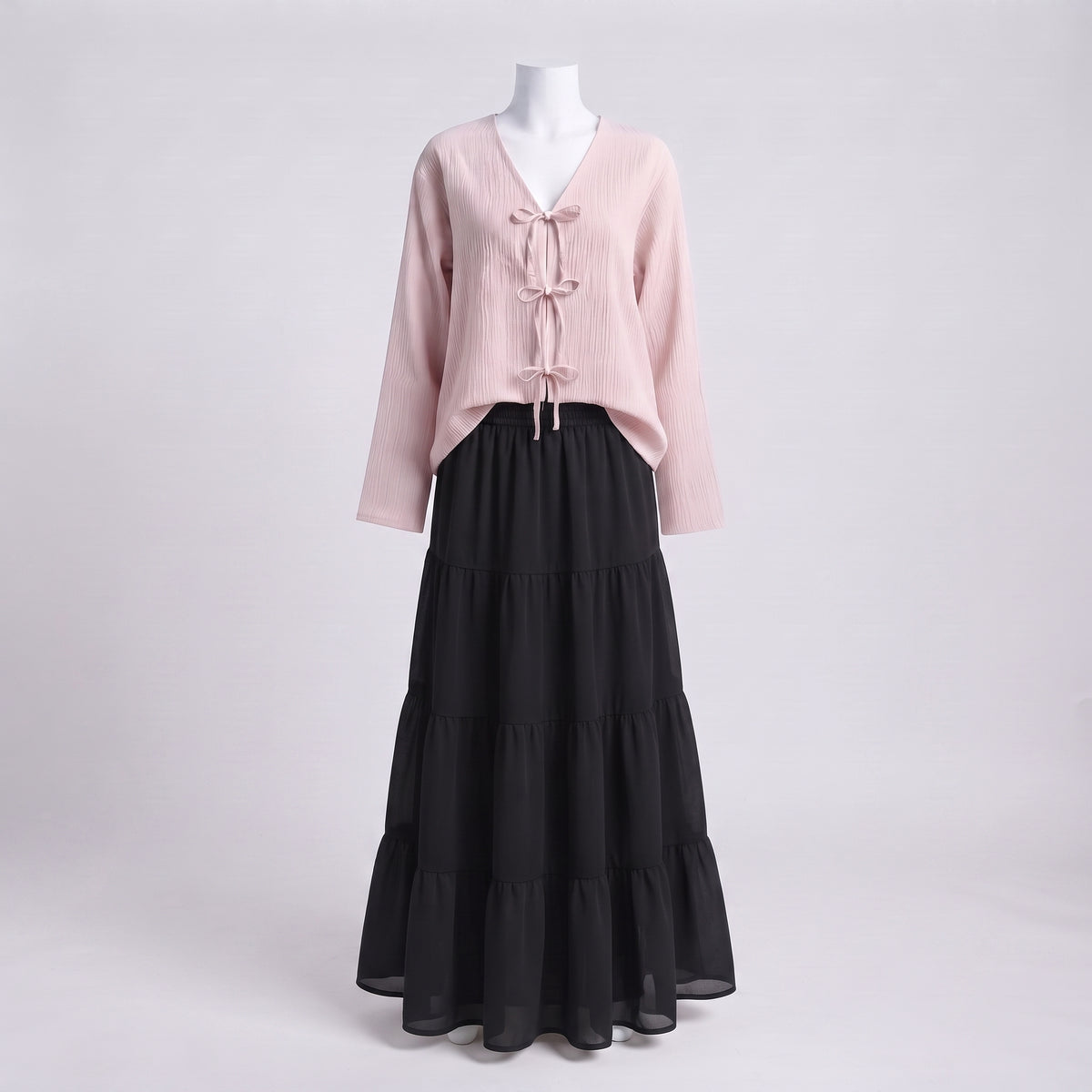 Nova Skirt Set - Nude Pink
