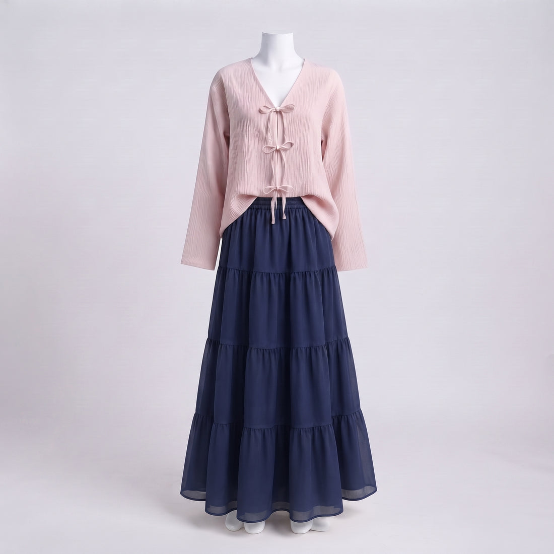 Nova Skirt Set - Nude Pink