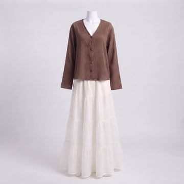 Nova Skirt Set - Cocoa