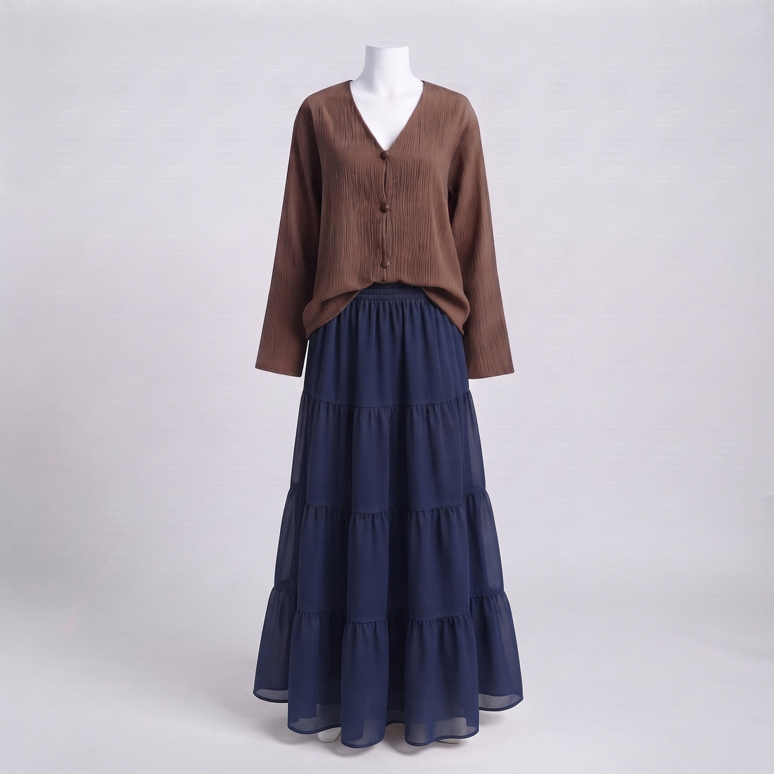 Nova Skirt Set - Cocoa