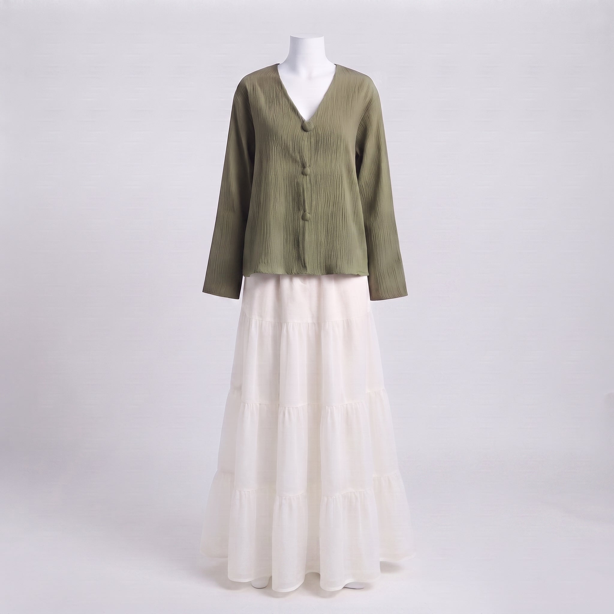 Nova Skirt Set - Olive