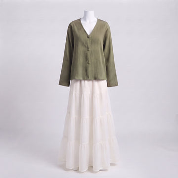Nova Skirt Set - Olive