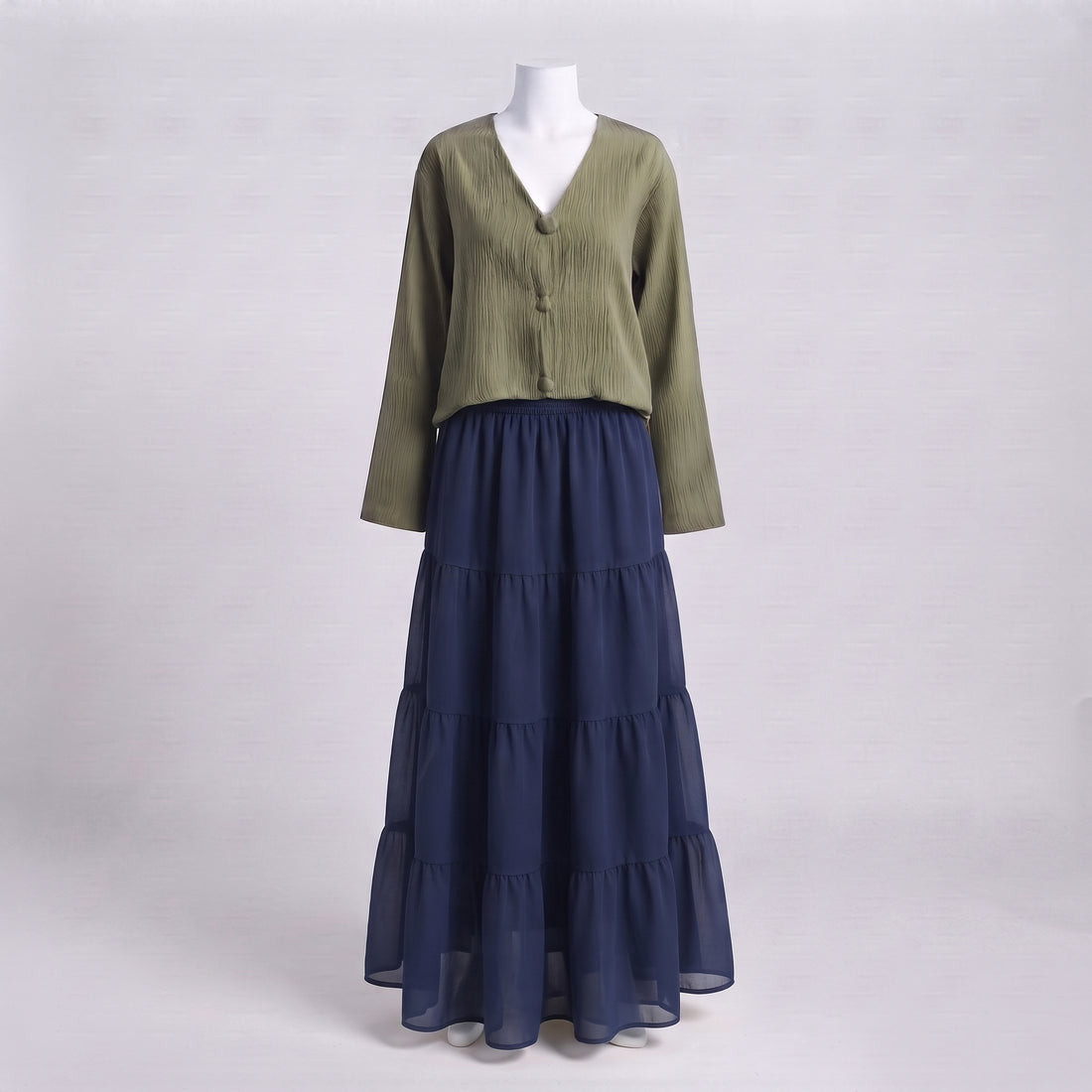 Nova Skirt Set - Olive