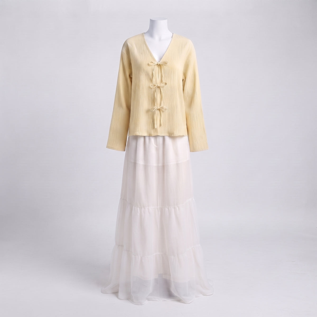 Nova Skirt Set - Butter Yellow