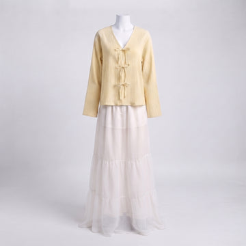 Nova Skirt Set - Butter Yellow