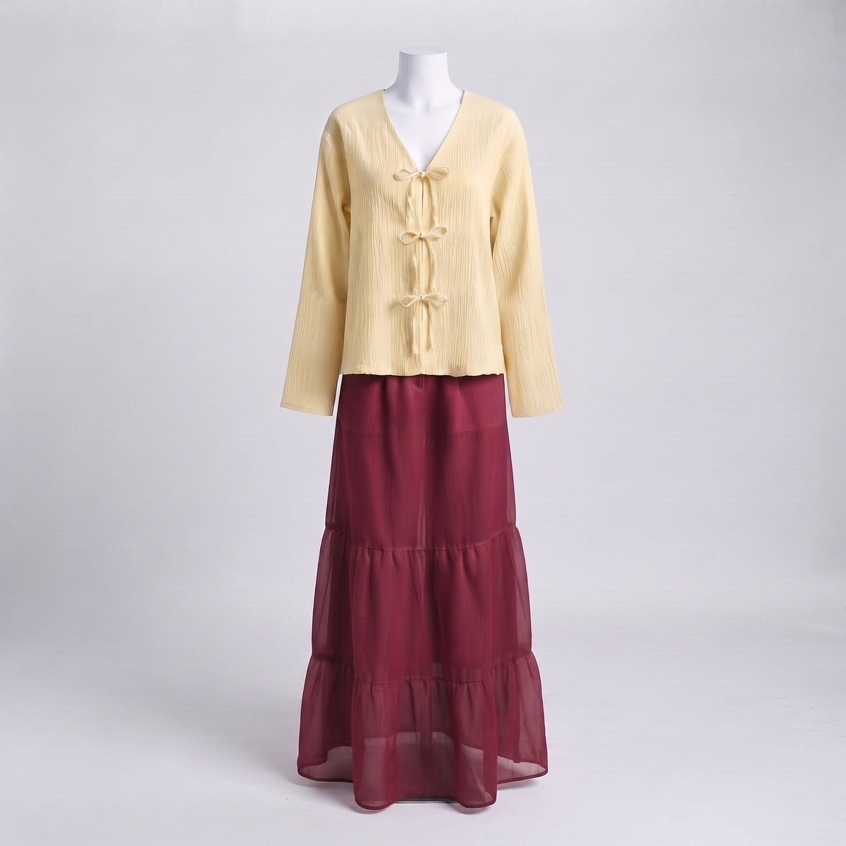 Nova Skirt Set - Butter Yellow