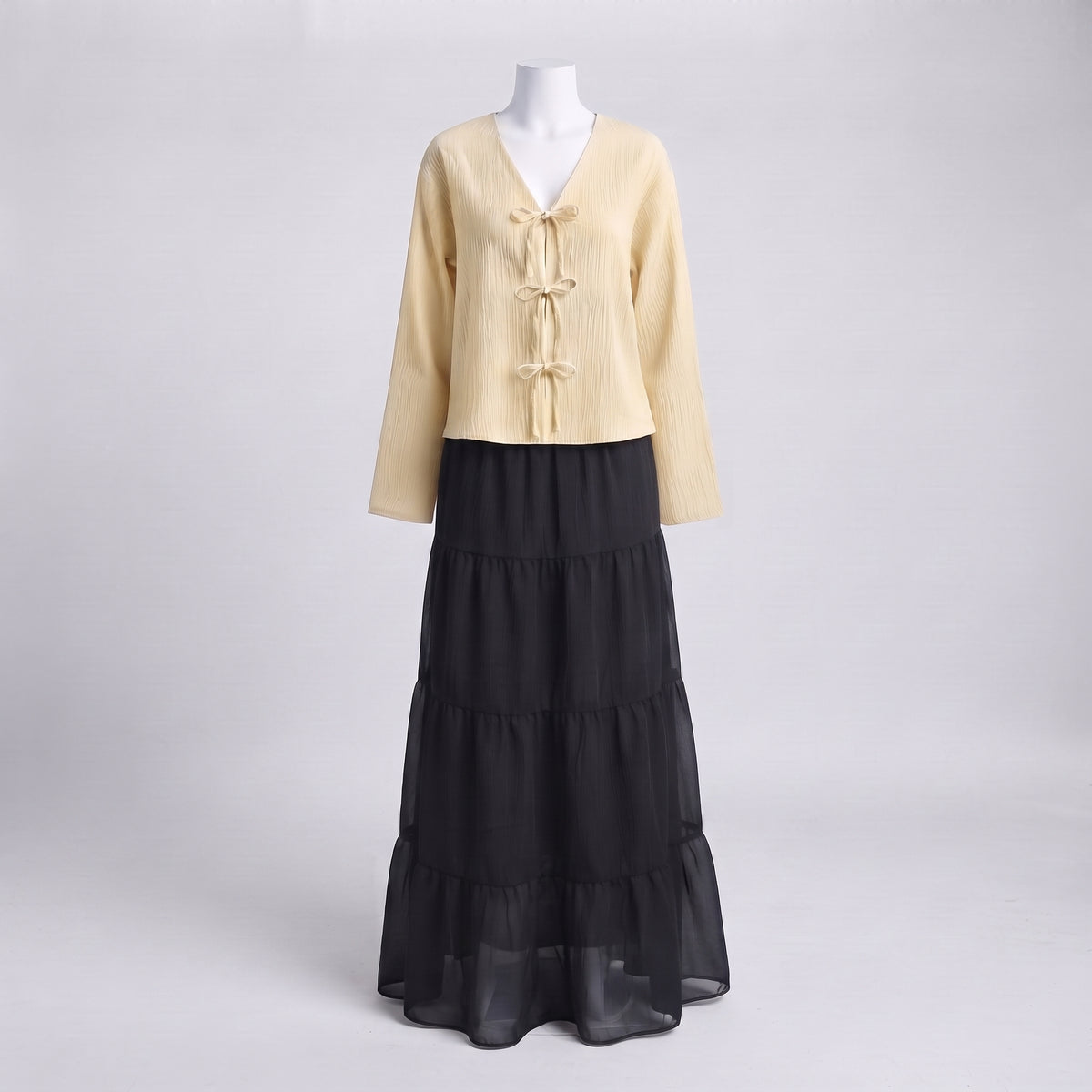 Nova Skirt Set - Butter Yellow