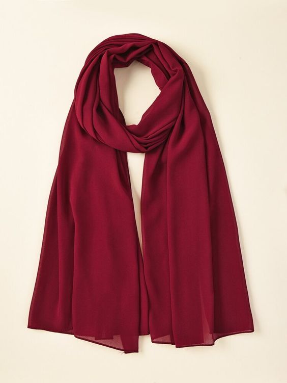 Essential Chiffon Hijab - Red