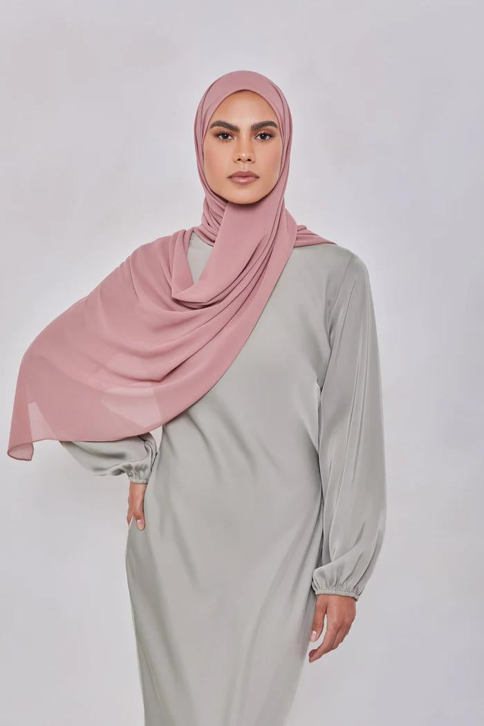 Essential Chiffon Hijab - Rose Nude