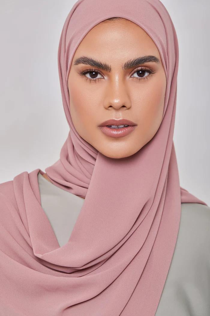 Essential Chiffon Hijab - Rose Nude