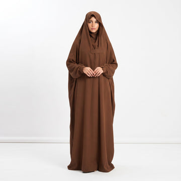 Saudi Jilbab- Brown