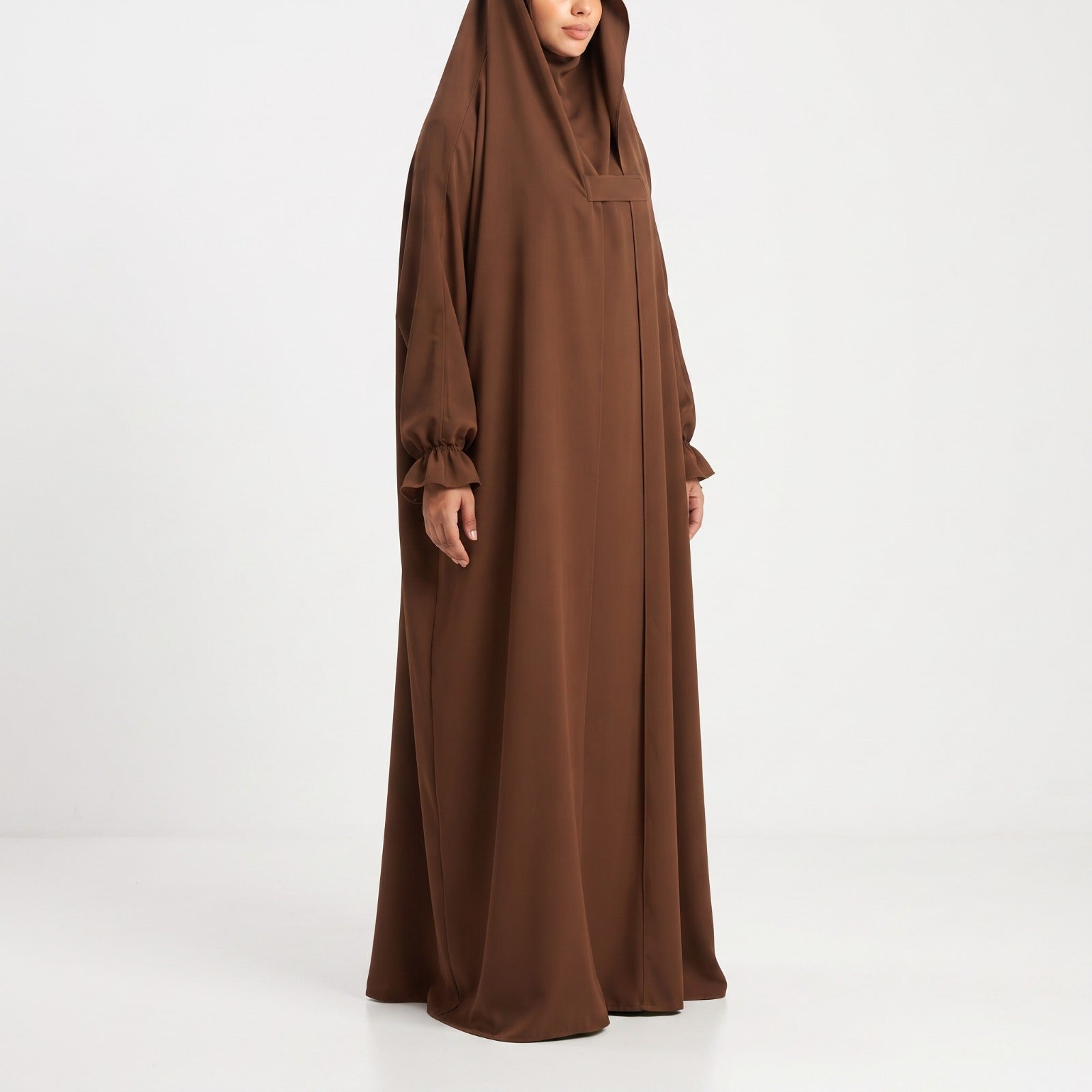 Saudi Jilbab- Brown