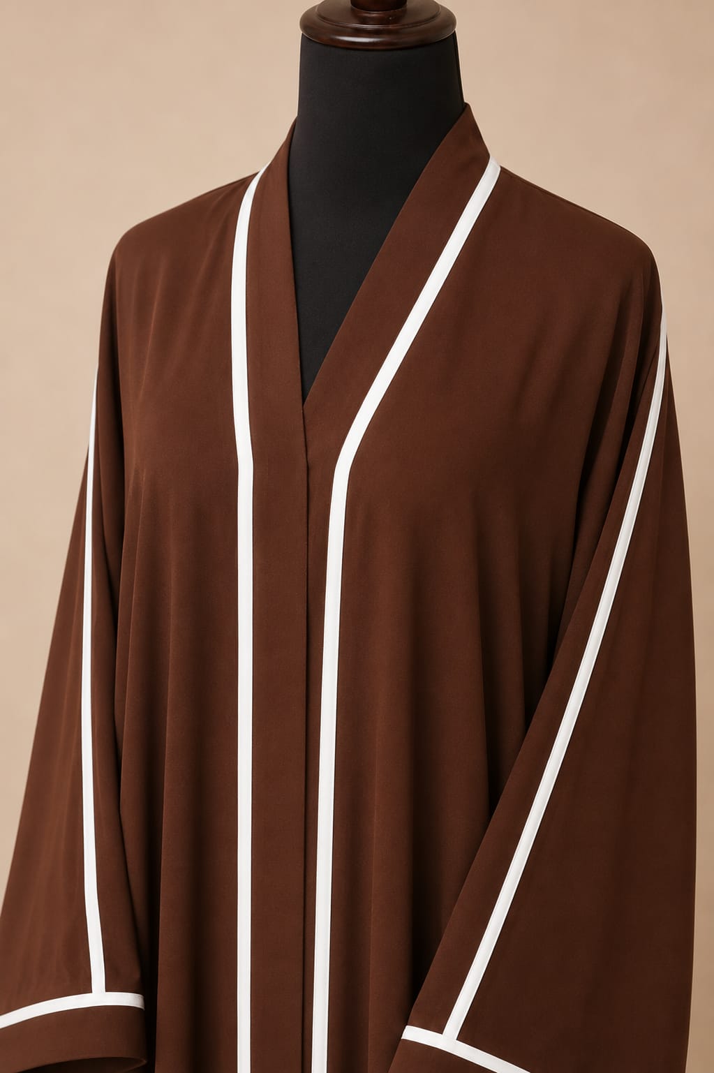 Pure Line Abaya- Brown