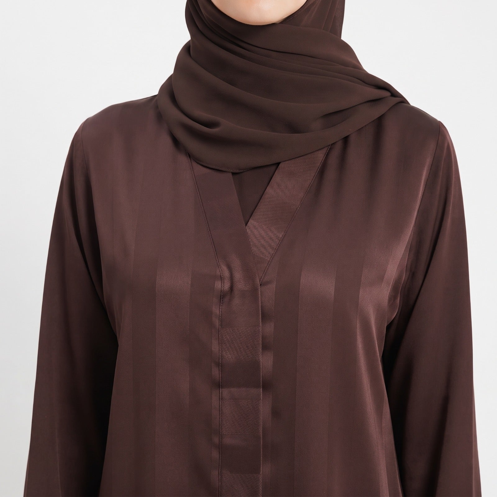 ZYRA - Nidha Luxe Abaya - Brown