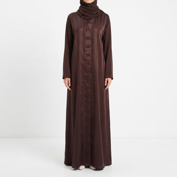 ZYRA - Nidha Luxe Abaya - Brown