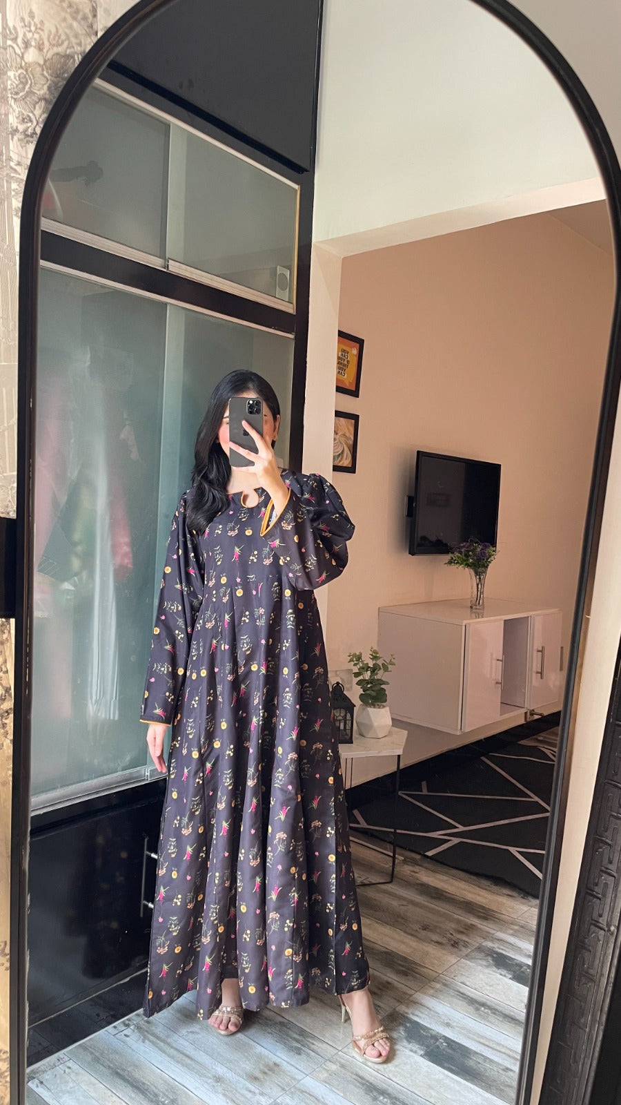 Charm - Long A-line Dress