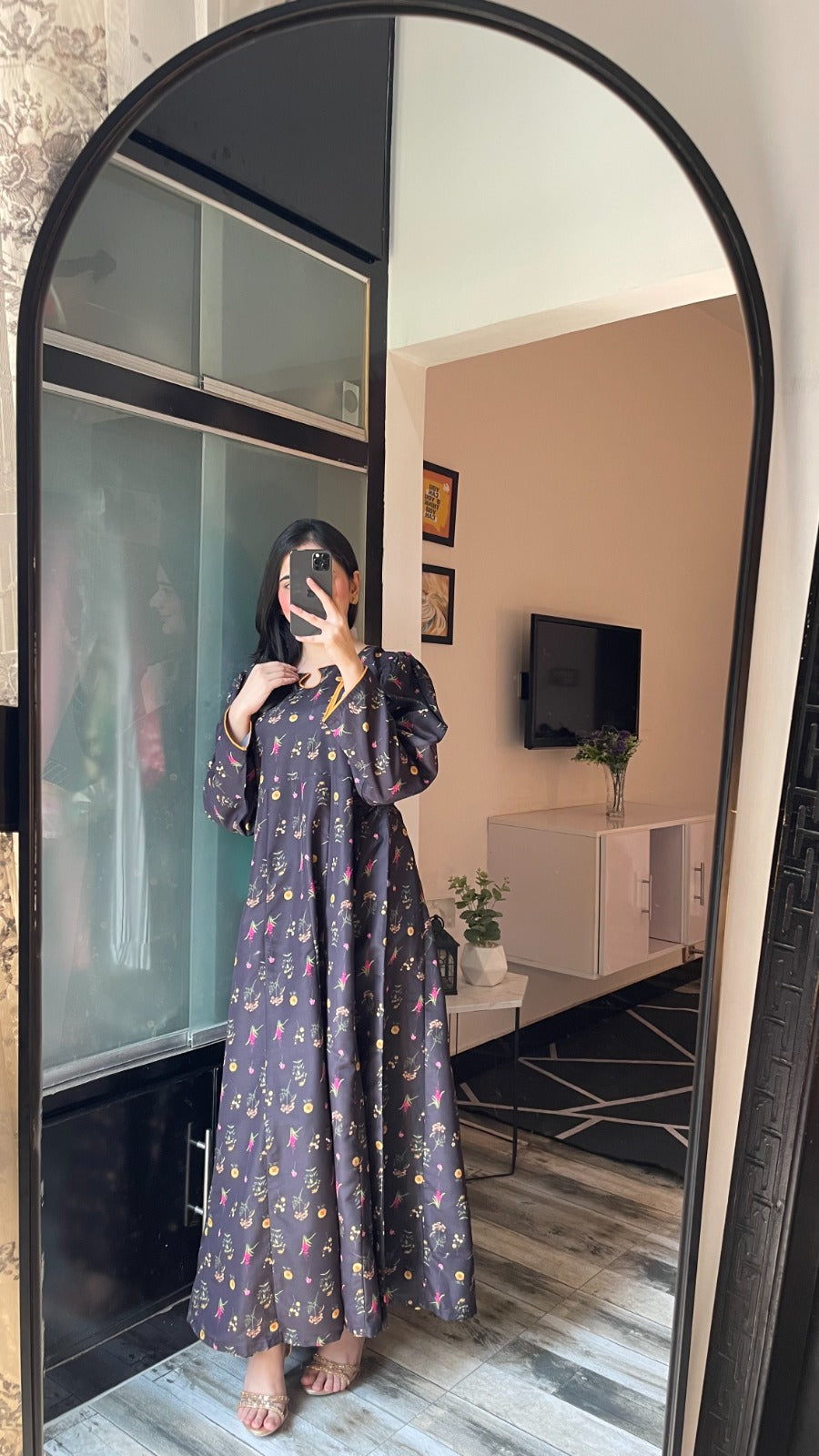 Charm - Long A-line Dress