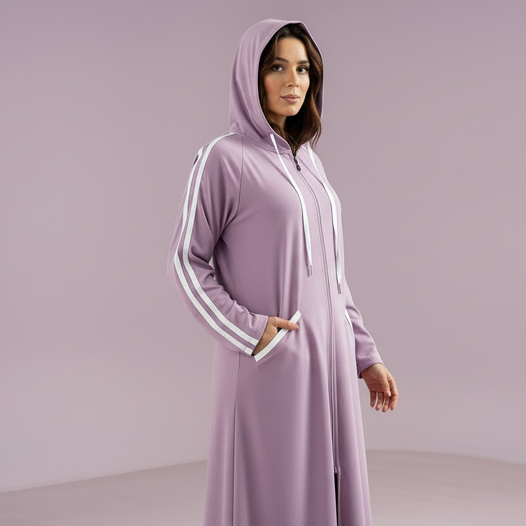 Hoodie Abaya - LILAC