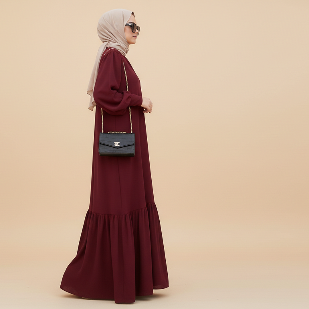 Raven- Maroon