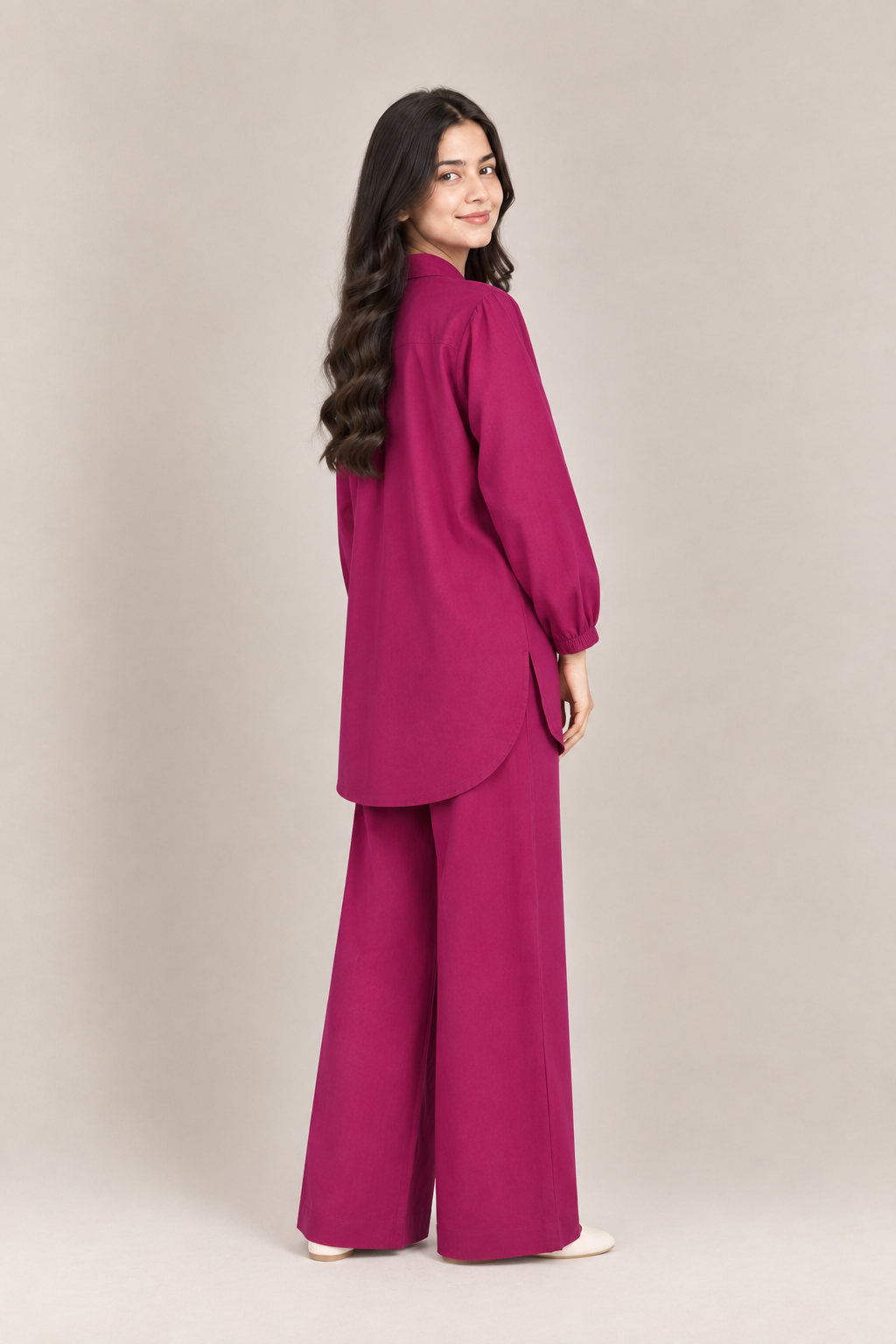 Burgundy Bloom Co-rd Set