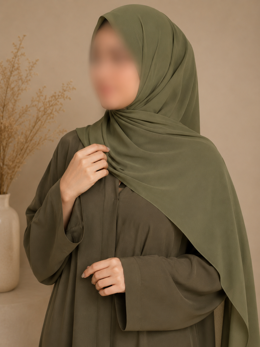Everyday Front Open Abaya - Dusk