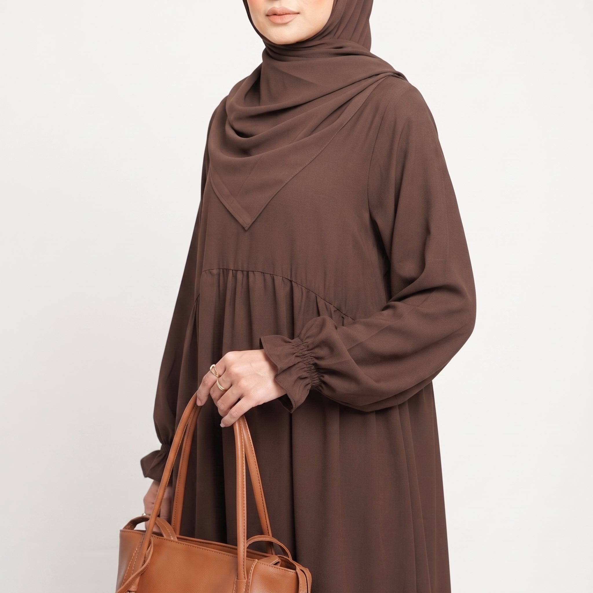 Flow Abaya- Brown