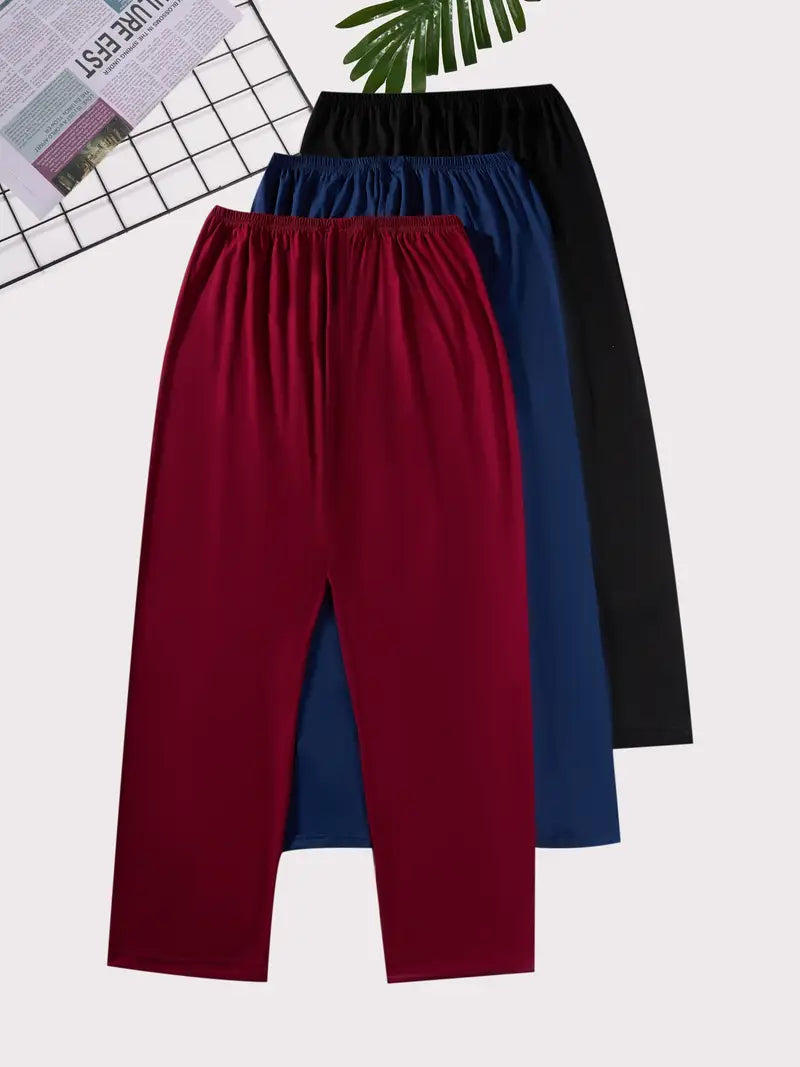Pack of 3 Loose Fit Trousers