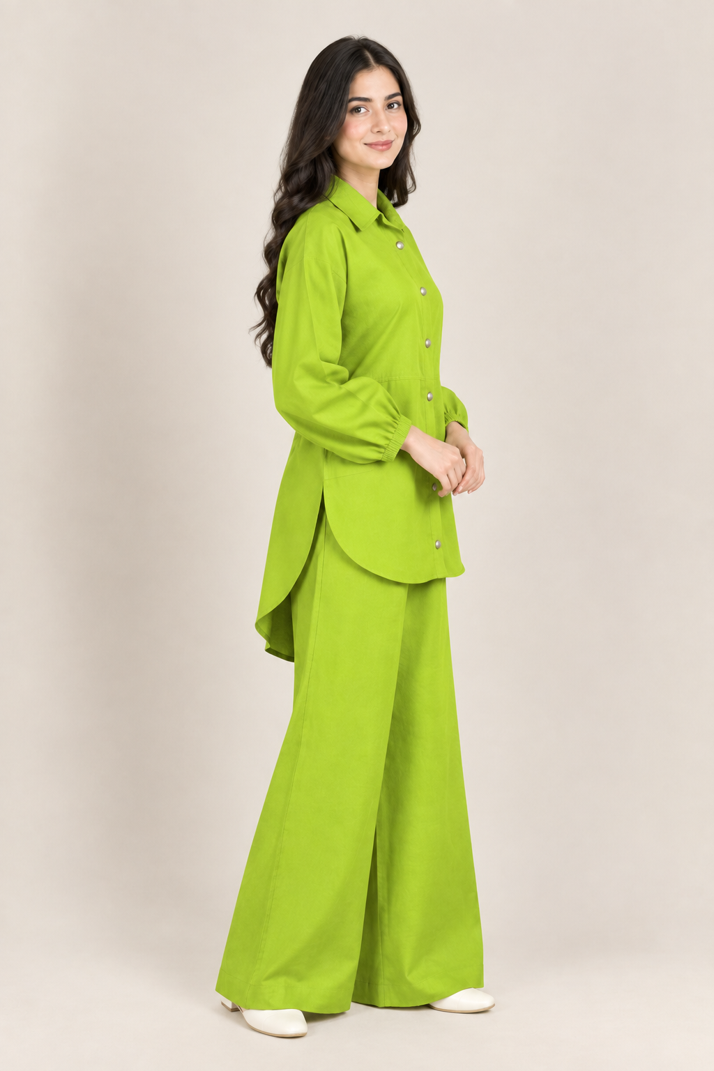 Lime Glow Co-ord Set