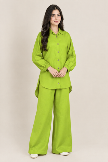 Lime Glow Co-ord Set