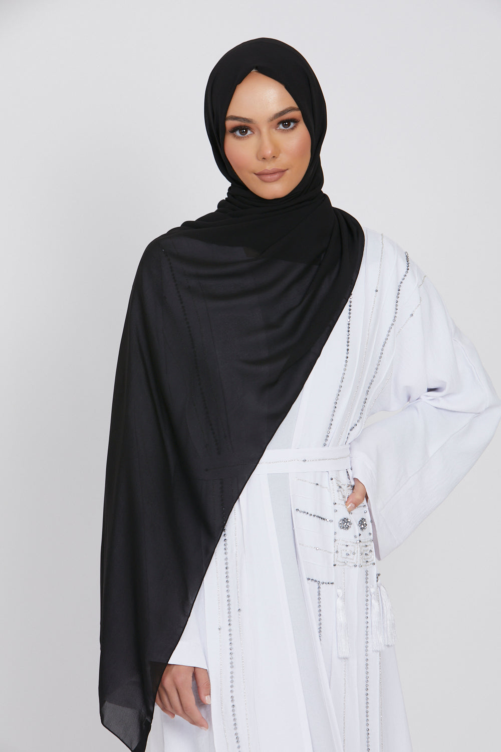 Essential Chiffon Hijab - Black