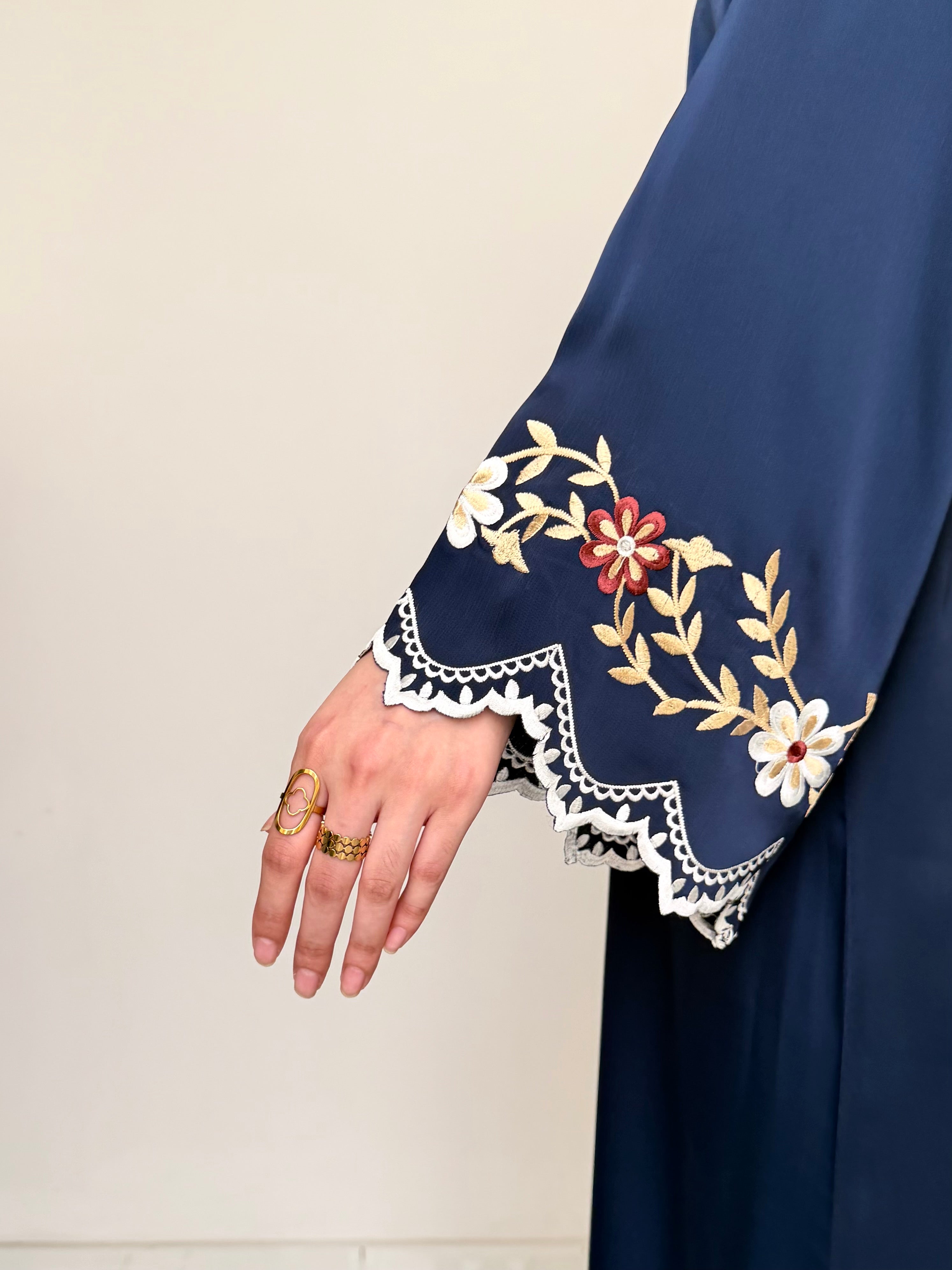 The Sapphire Flora Abaya