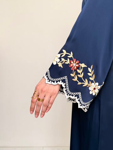 The Sapphire Flora Abaya