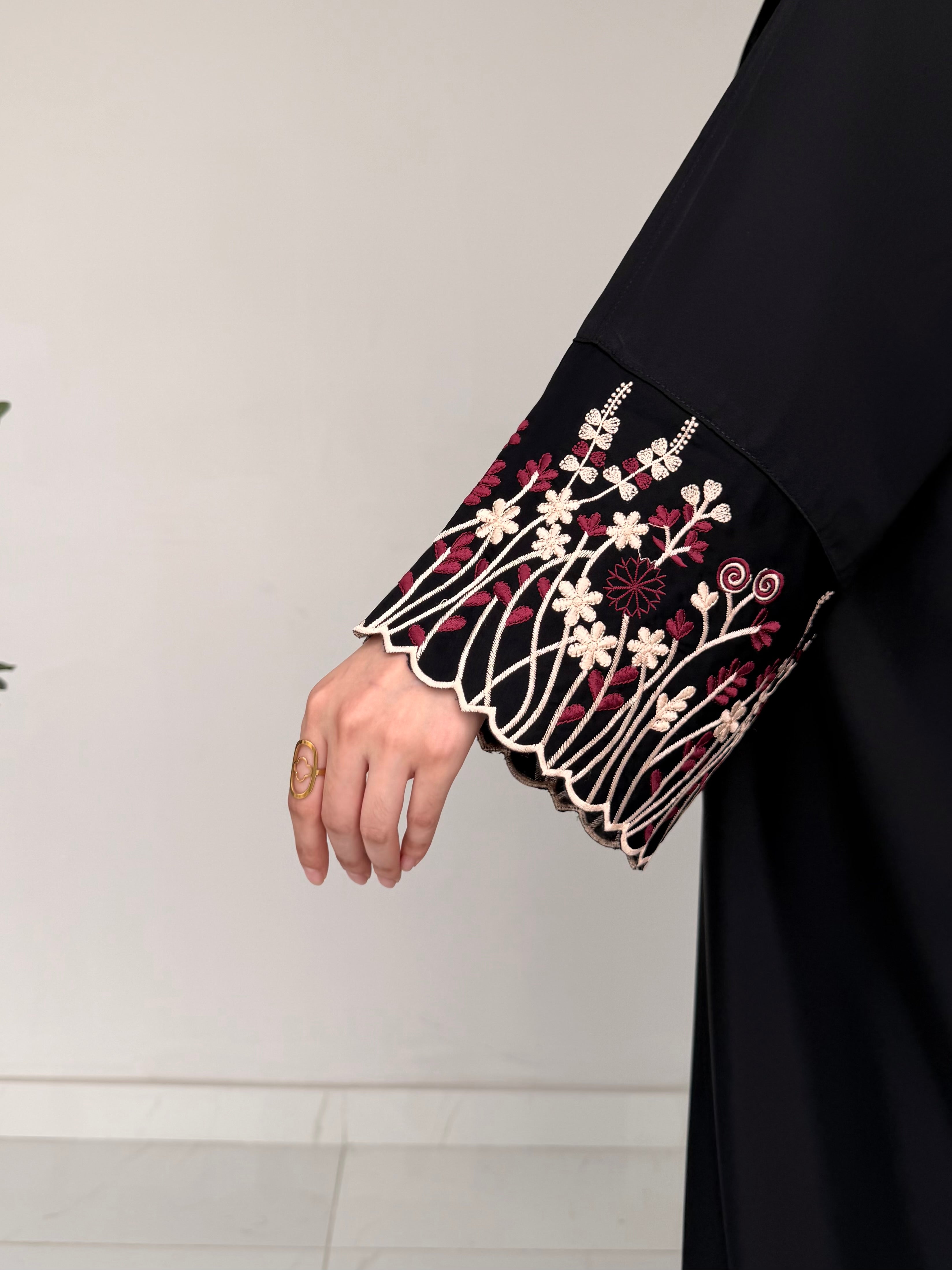 Wildflower Embroidered Abaya