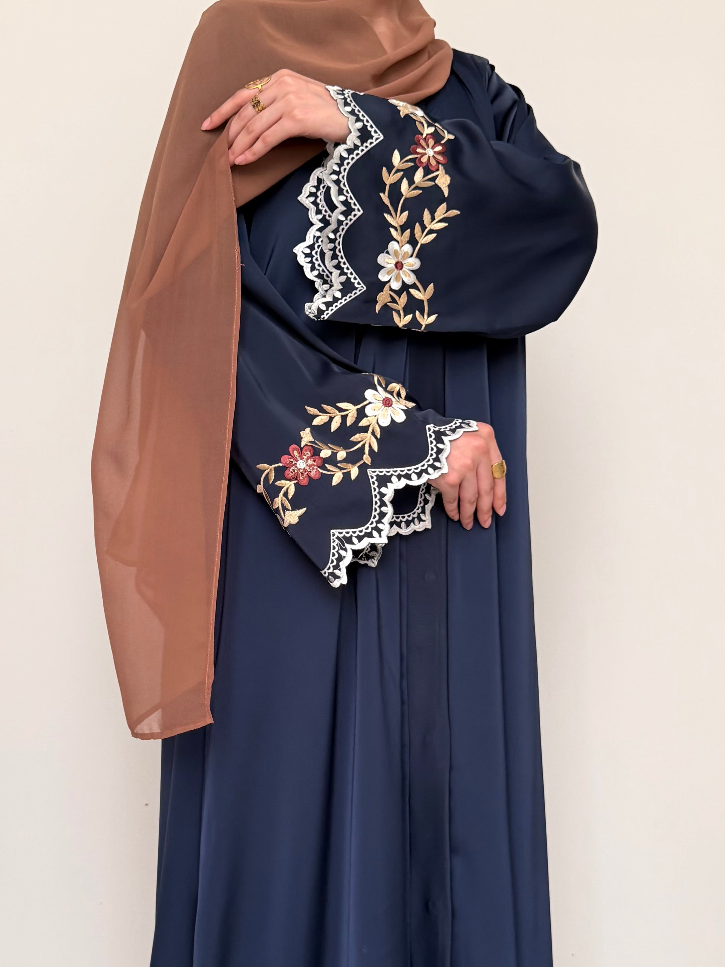 The Sapphire Flora Abaya