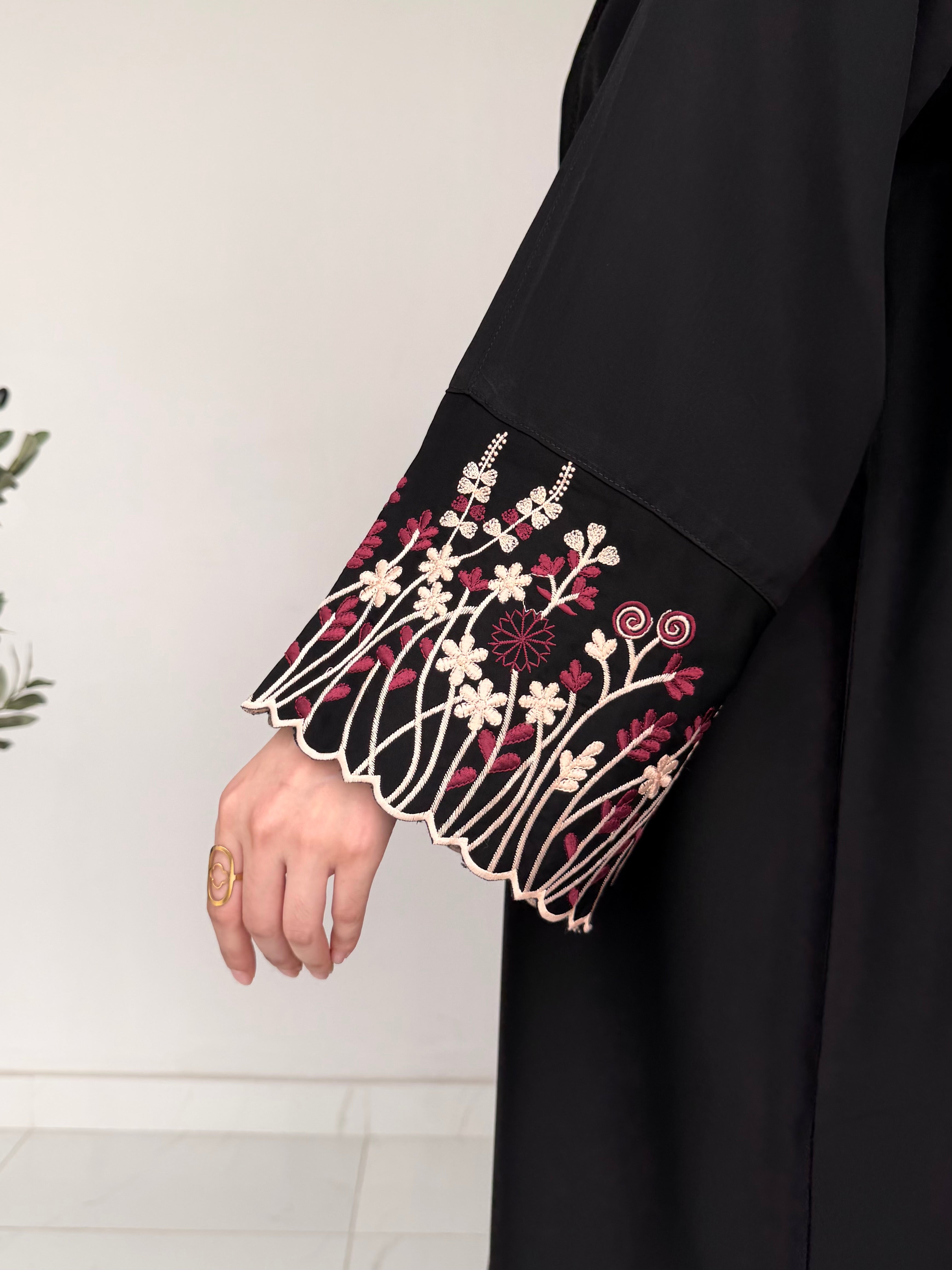 Wildflower Embroidered Abaya