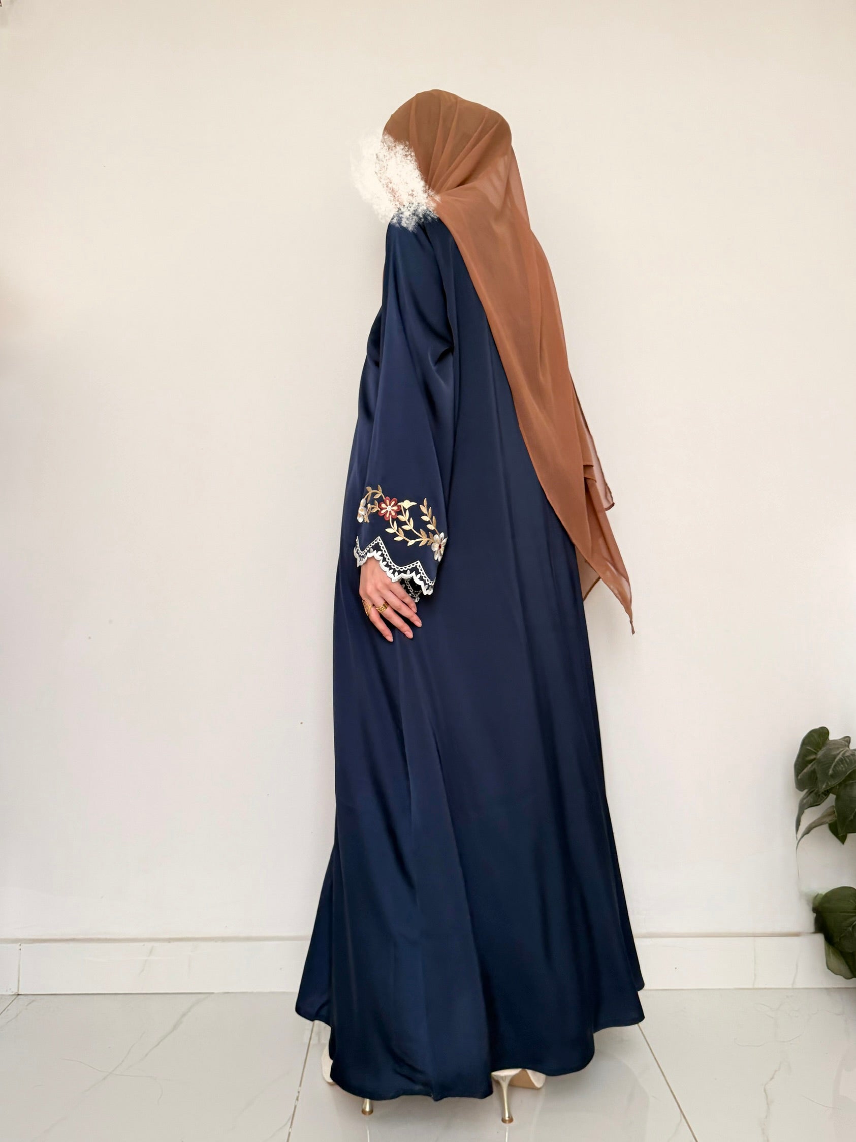 The Sapphire Flora Abaya