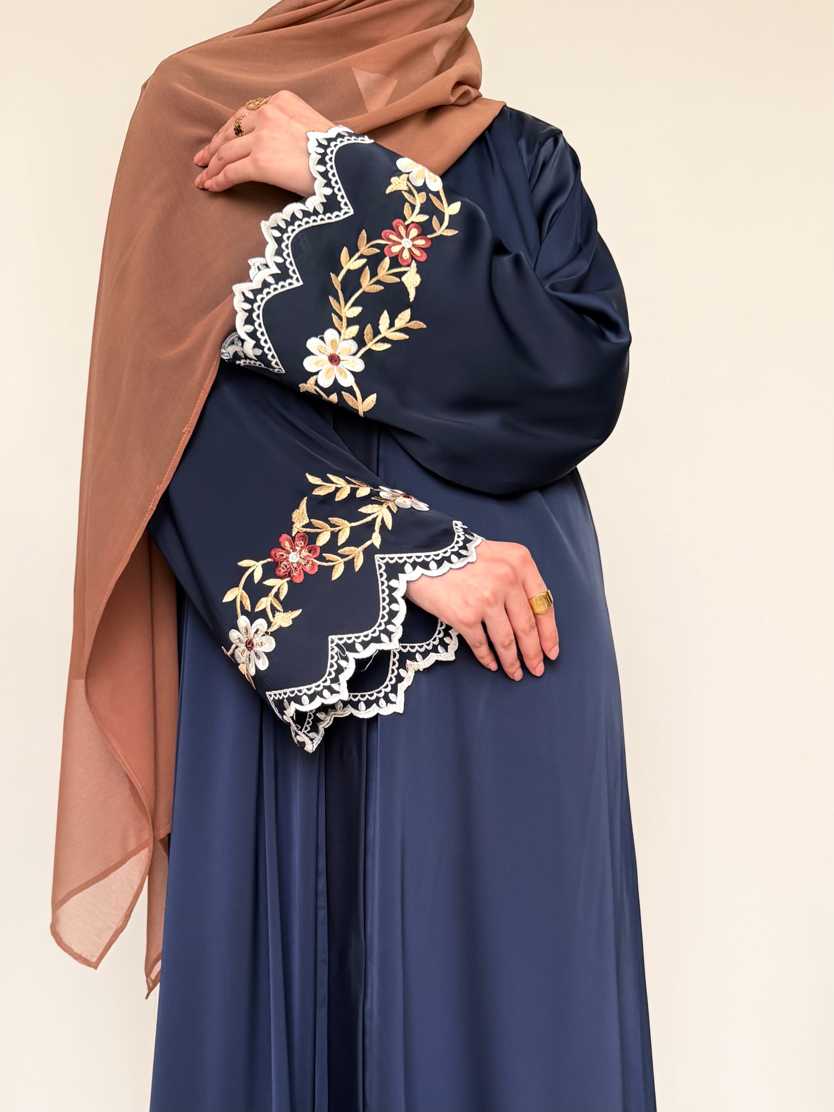 The Sapphire Flora Abaya