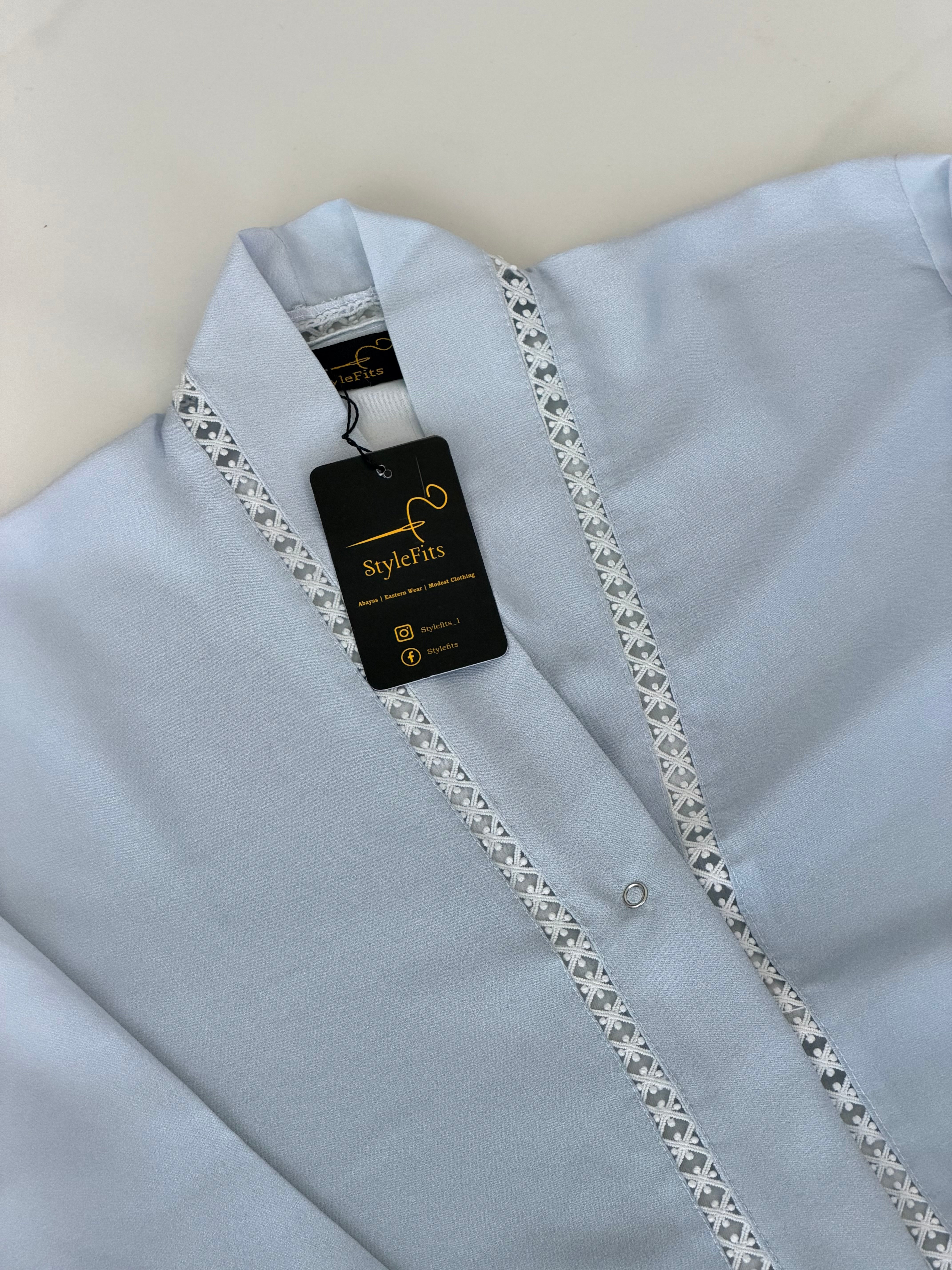 Veil Abaya- Sky Blue